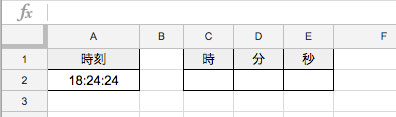 時・分・秒の表