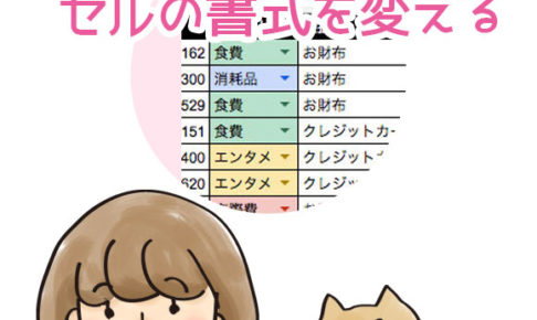 条件に合わせてセルの書式を変える